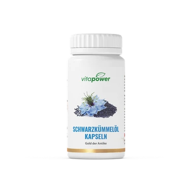 Schwarzkümmelöl Kapseln von Vitapower